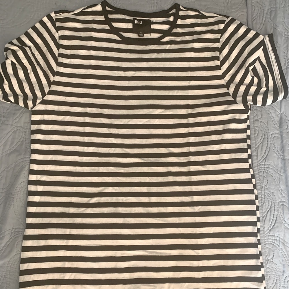 COPY - Black and white striped T-shirt